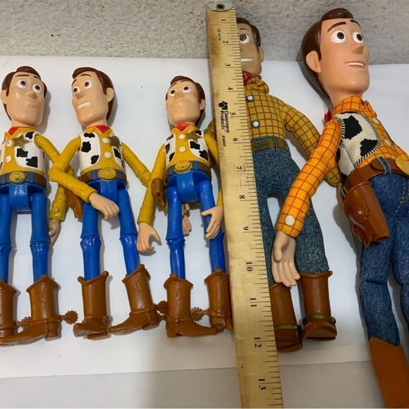 Lot of 5 Disney Parks Pixar Toy Story Woody Plush - Picture 7 of 8